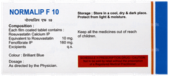 Normalip F 10 Tablet 10