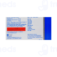 Norpregalin 75/10 MG Tablet 10