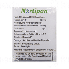 Nortipan 75/10 MG Tablet 10