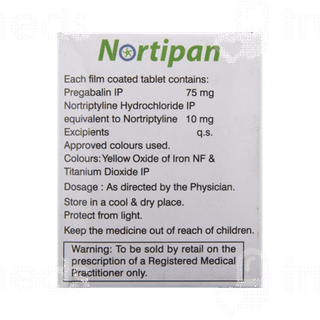 Nortipan 75/10 MG Tablet 10