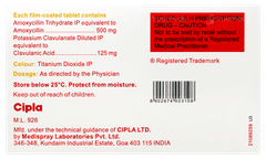 Novaclav 625 Tablet 10 Novaclav 625 Tablet 10