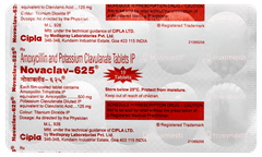Novaclav 625 Tablet 10 Novaclav 625 Tablet 10