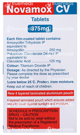 Novamox Cv 250/125 MG Tablet 10