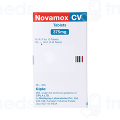 Novamox Cv 375mg Tablet 10 Novamox Cv 375mg Tablet 10