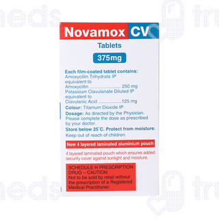 Novamox Cv 375Mg Tablet 10