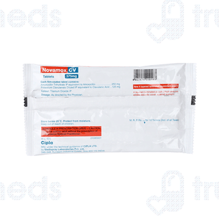 Novamox Cv 375Mg Tablet 10