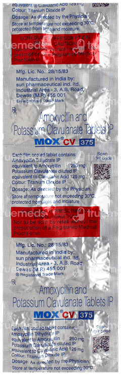 Novamox Cv 375Mg Tablet 10 Novamox Cv 375Mg Tablet 10