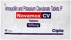Novamox Cv 625mg Tablet 10