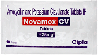 Novamox Cv 625mg Tablet 10