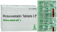 Novastat 5 Tablet 15