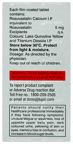 Novastat 5 Tablet 15 Novastat 5 Tablet 15