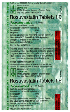 Novastat 5 Tablet 15 Novastat 5 Tablet 15
