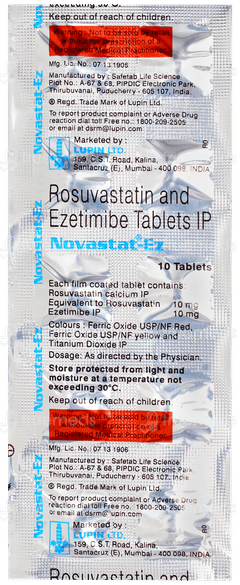 Novastat Ez Tablet 10 Novastat Ez Tablet 10