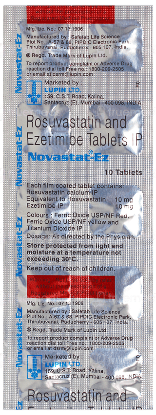 Novastat Ez Tablet 10
