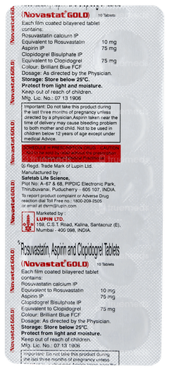 Novastat Gold Tablet 10 Novastat Gold Tablet 10