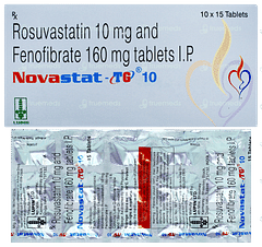 Novastat Tg 10 Tablet 15