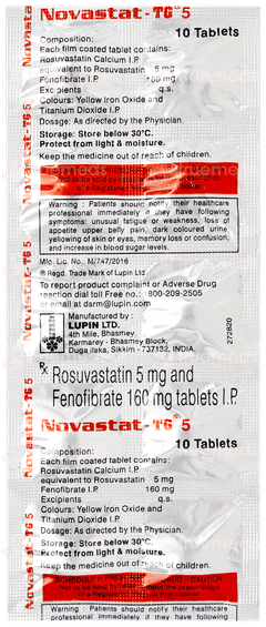 Novastat Tg 5 Tablet 10 Novastat Tg 5 Tablet 10