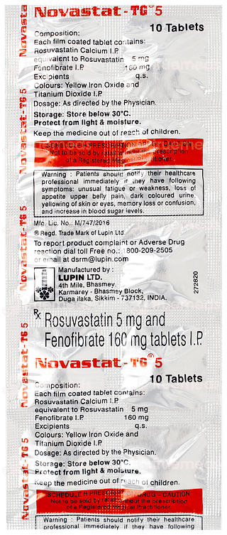 Novastat Tg 5 Tablet 10