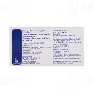 Novonorm 2mg Tablet 30