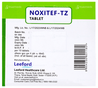 Noxitef Tz Tablet 10