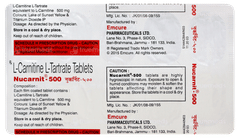 Nucarnit 500 Tablet 10 Nucarnit 500 Tablet 10