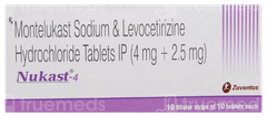 Nukast 4 Tablet 10