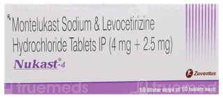 Nukast 4 Tablet 10