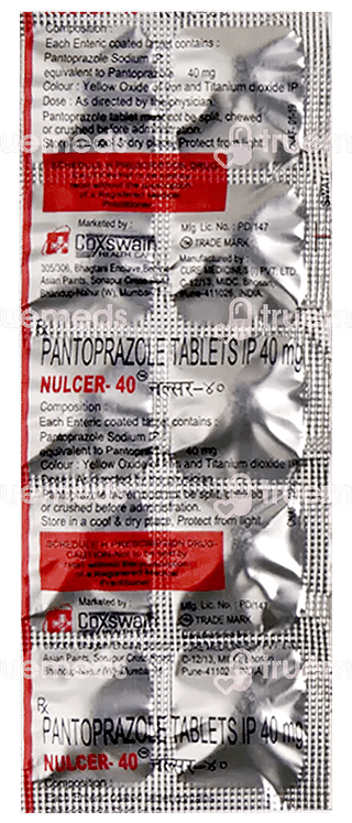 Nulcer 40 MG Tablet 10