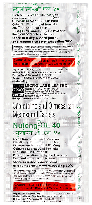 Nulong Ol 40 Tablet 10