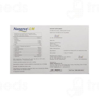 Nunerve Lm Tablet 10