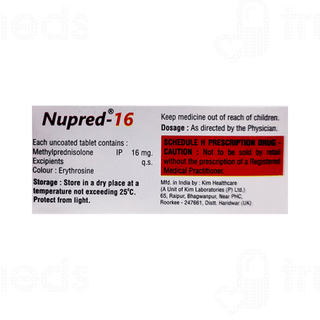 Nupred 16 MG Tablet 10