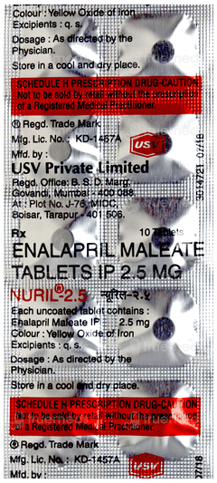 Nuril 2.5 Tablet 10 Nuril 2.5 Tablet 10