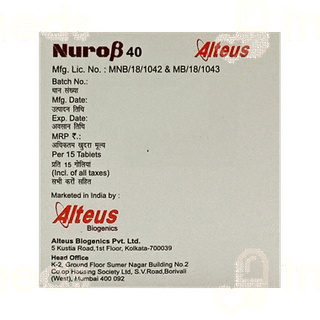 Nuro Beta 40 Tablet 15