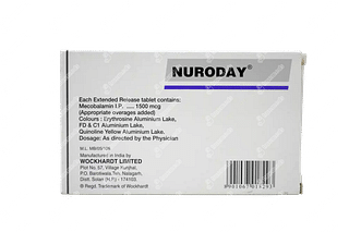 Nuroday 1500 MCG Tablet Er 10