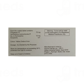 Nurogab Nt 75/10 MG Tablet 10