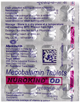 Nurokind Od Sublingual Tablet 20