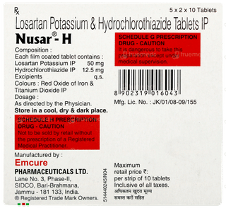 Nusar H Tablet 10