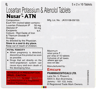 Nusar Atn Tablet 10