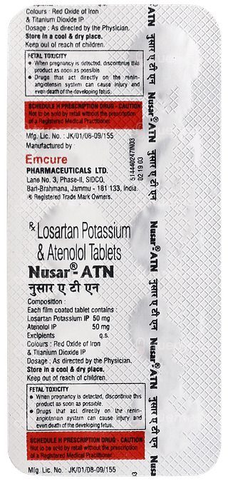 Nusar Atn Tablet 10