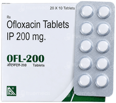 O F L 200 Mg Tablet 10