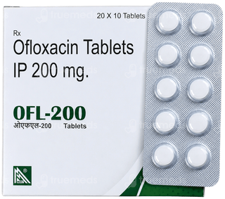 O F L 200 Mg Tablet 10