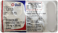O-Duo 200/500 Mg Tablet 10