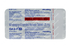 Oab F 25 Tablet 10 Oab F 25 Tablet 10