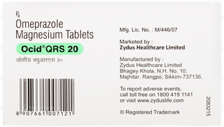 Ocid Qrs 20 Tablet 20