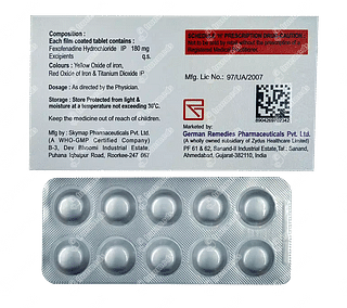 Odifex 180 MG Tablet 10