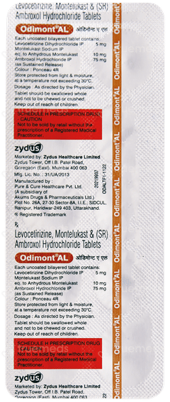 Odimont Al Tablet 10 Odimont Al Tablet 10