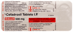 Odoxil 500mg Tablet 10 Odoxil 500mg Tablet 10