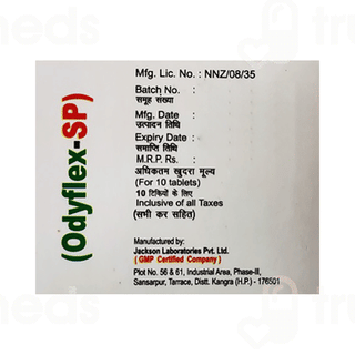 Odyflex-sp 100/325/15 MG Tablet 10