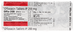 Ofla 200 Tablet 10 Ofla 200 Tablet 10