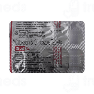 Oflab Oz 200/500 MG Tablet 10